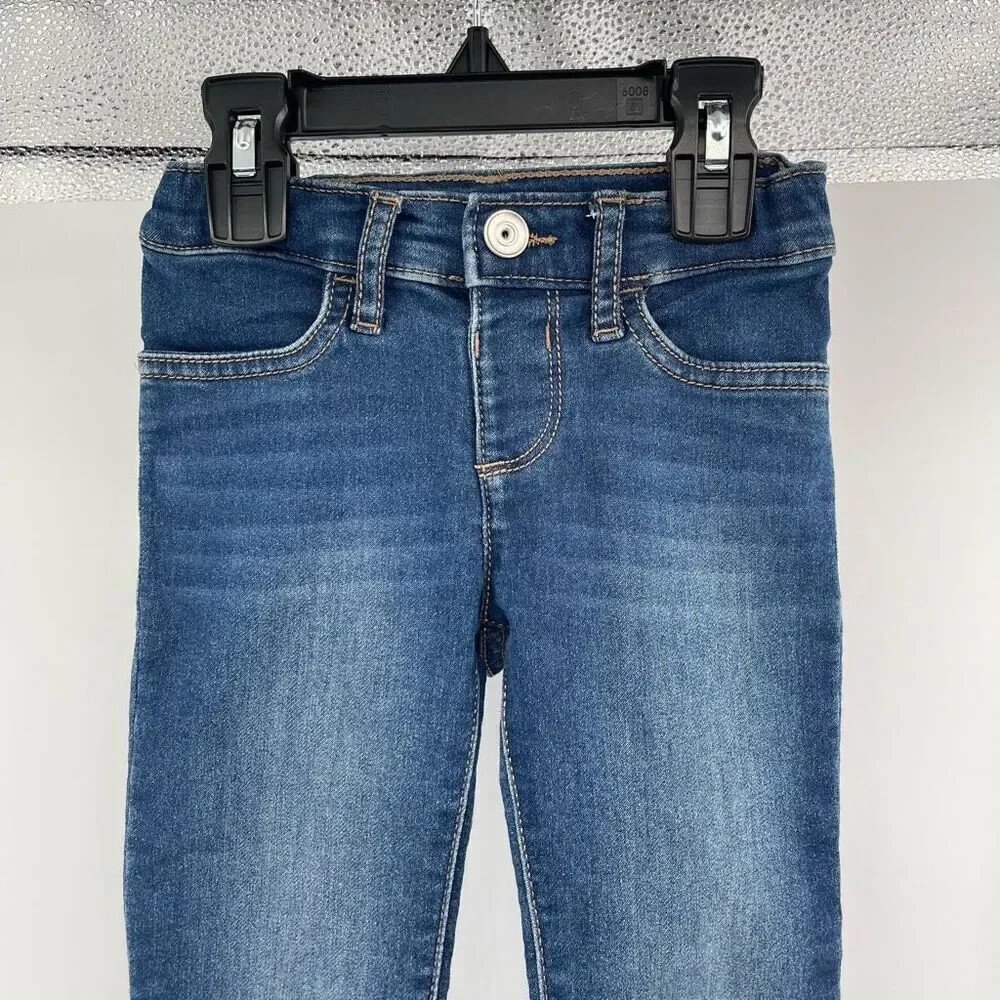 The Children’s Place Girls Dark Wash Knit Denim Jeggings Size 5 Skinny Stretch